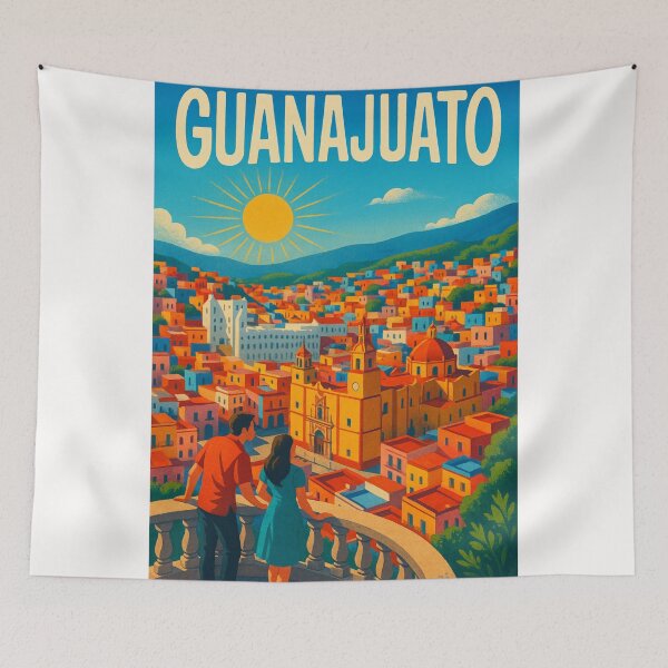 Item preview, Panoramic View of Guanajuato from Monumento al Pípila, México designed and sold by Places On Earth.