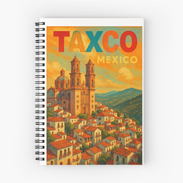 Item preview, Baroque Cathedral and Whitewashed Hills of Taxco, Guerrero, México designed and sold by Places On Earth.