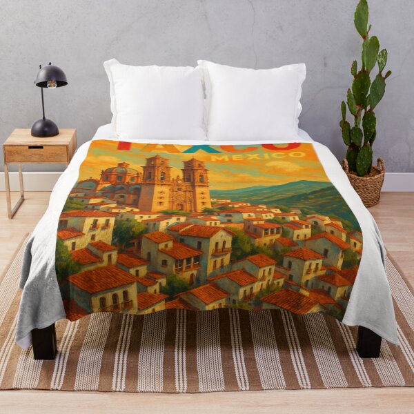 Item preview, Baroque Cathedral and Whitewashed Hills of Taxco, Guerrero, México designed and sold by Places On Earth.