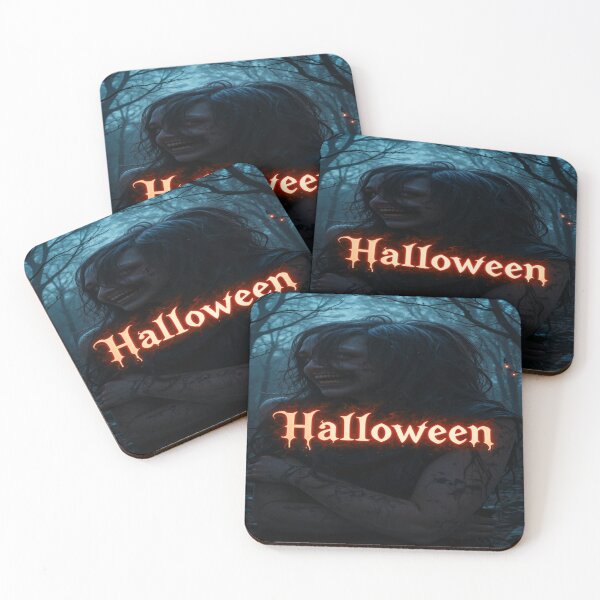 Item preview, Halloween - Scary girl in the dark forest designed and sold by Hot4Shirt.