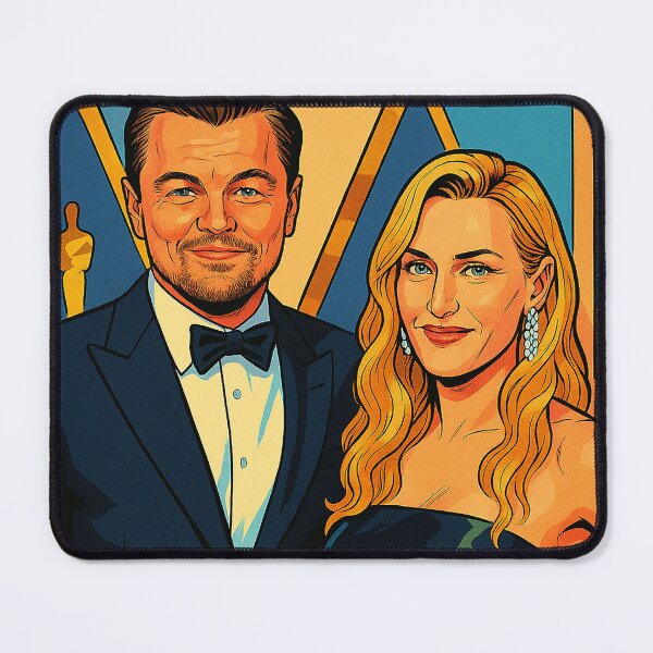 Item preview, Kate and Leo, best friends at the gala (fan art) designed and sold by PopCultureAndStuff.