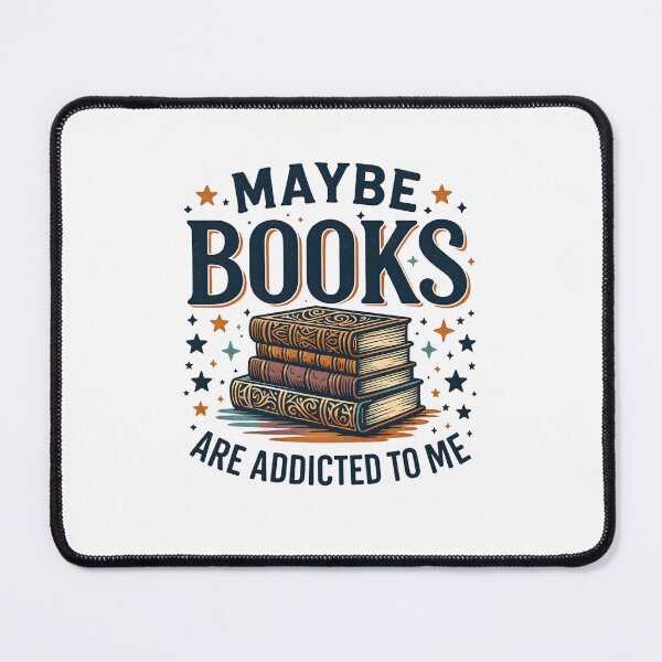 Item preview, Maybe Books Are Addicted To Me, Vintage Book Stack Graphic Tee, Gift for Bookworms designed and sold by saloui.