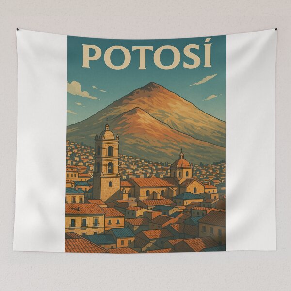 Item preview, Cerro Rico and Colonial Churches of Potosí, Bolivia designed and sold by Places On Earth.