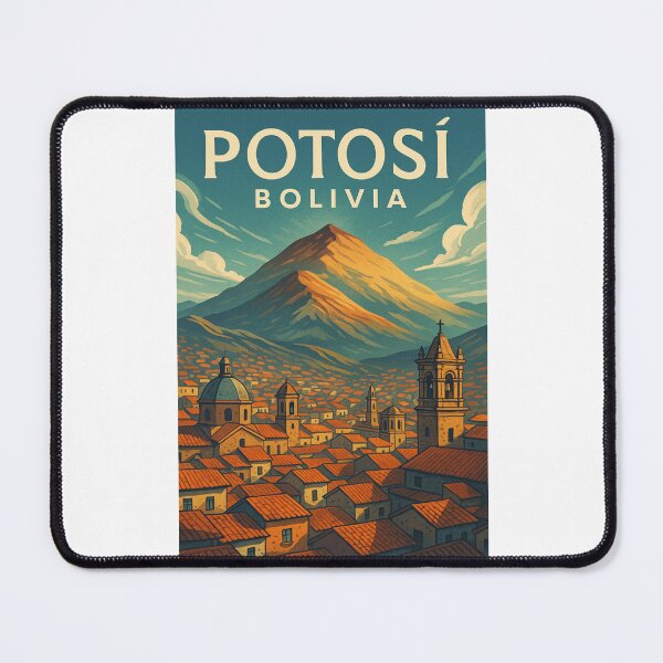 Item preview, Cerro Rico and Colonial Skyline of Potosí, Bolivia designed and sold by Places On Earth.