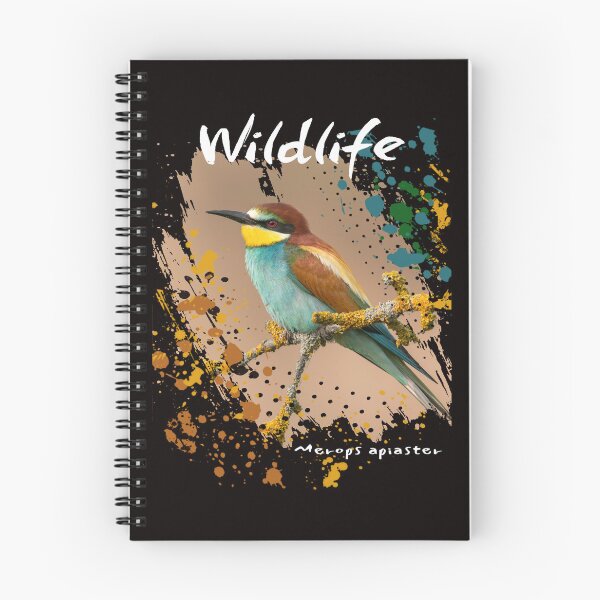 Item preview, Wildlife Bee-Eater on Black designed and sold by Green Bird Design.