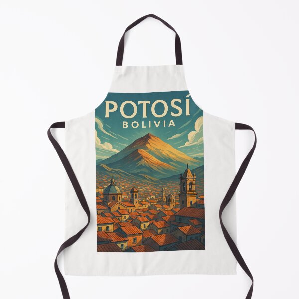 Item preview, Cerro Rico and Colonial Skyline of Potosí, Bolivia designed and sold by Places On Earth.