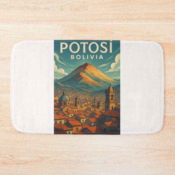 Item preview, Cerro Rico and Colonial Skyline of Potosí, Bolivia designed and sold by Places On Earth.