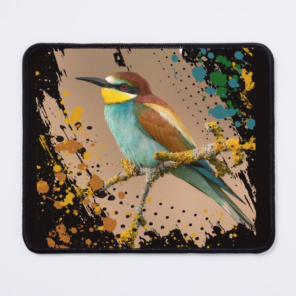 Item preview, Wildlife Bee-Eater on Black designed and sold by Green Bird Design.