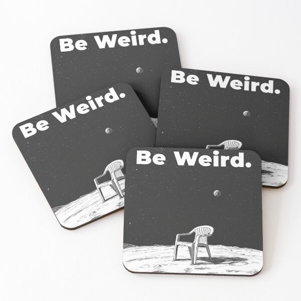 Item preview, Be Weird.  - Alone, but not lonely Monobloc Chair  designed and sold by FerrucioStudio.