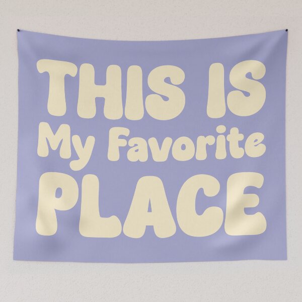 Item preview, This Is My Favorite Place Quote designed and sold by Tato's.