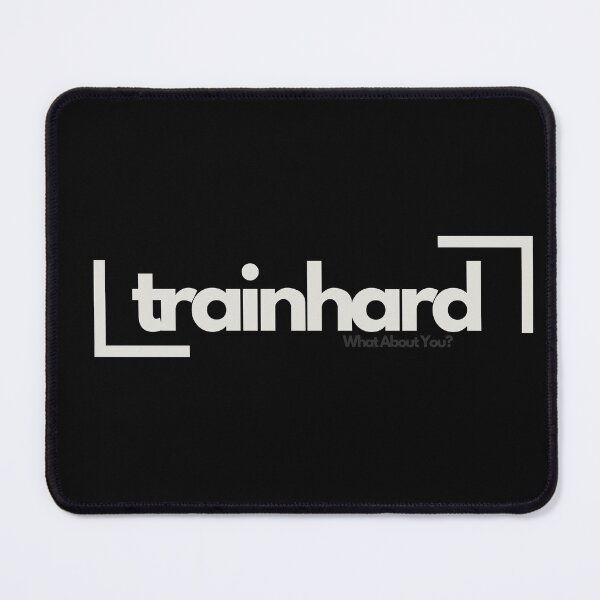 Item preview, TrainHard Typo — Minimal Streetwear Edition designed and sold by TrainHardCo.
