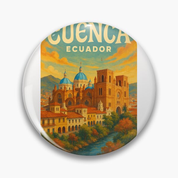 Item preview, Cathedral and Blue Domes of Cuenca, Ecuador designed and sold by Places On Earth.