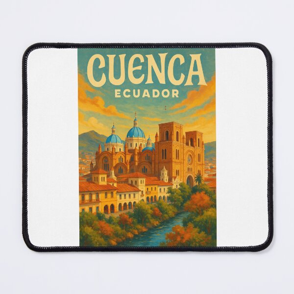 Item preview, Cathedral and Blue Domes of Cuenca, Ecuador designed and sold by Places On Earth.