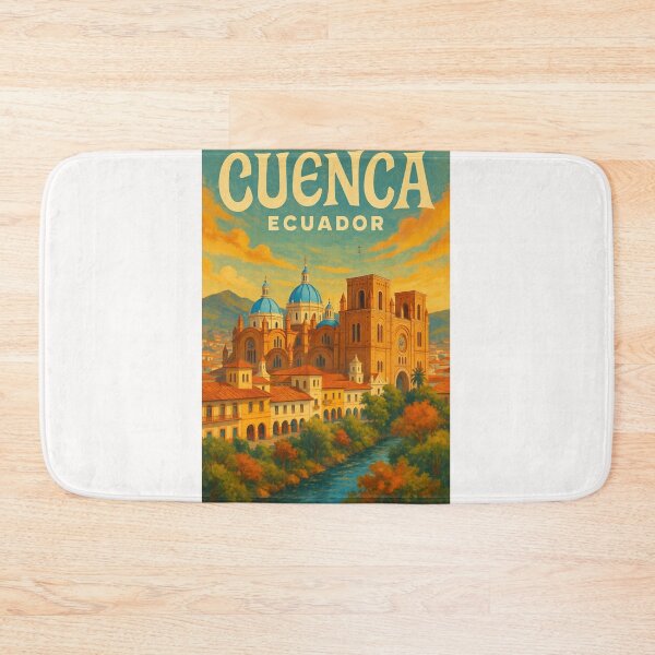 Item preview, Cathedral and Blue Domes of Cuenca, Ecuador designed and sold by Places On Earth.