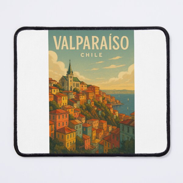 Item preview, Coastal Hills and Colorful Skyline of Valparaíso, Chile designed and sold by Places On Earth.