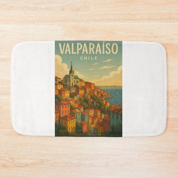 Item preview, Coastal Hills and Colorful Skyline of Valparaíso, Chile designed and sold by Places On Earth.