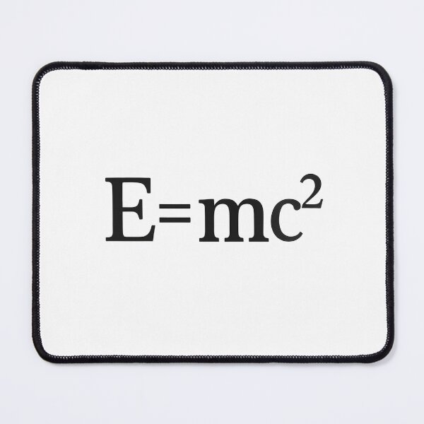 Item preview, E = mc² Minimal Equation designed and sold by DuncanMaxStar .