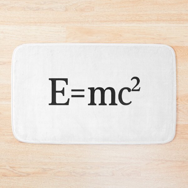 Item preview, E = mc² Minimal Equation designed and sold by DuncanMaxStar .