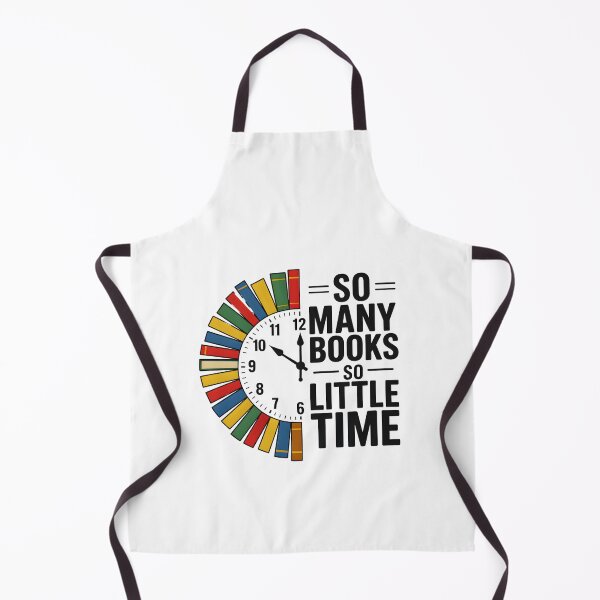 Item preview, So Many Books So Little Time, Funny Reader Gift, Book Clock Graphic Tee for Book Lovers Bibliophiles designed and sold by saloui.
