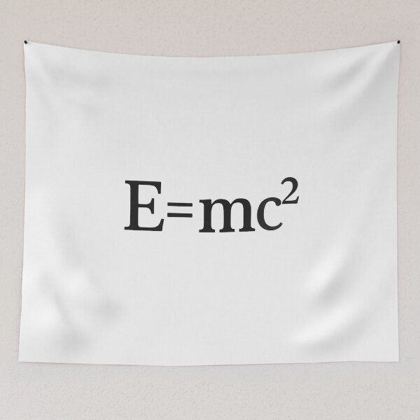 Item preview, E = mc² Minimal Equation designed and sold by DuncanMaxStar .