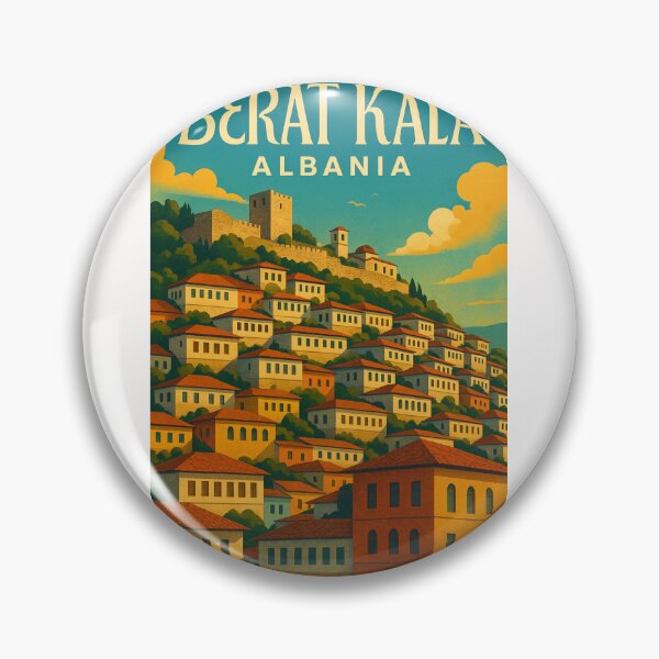 Item preview, Kalaja Fortress and Hillside Houses of Berat, Albania designed and sold by Places On Earth.