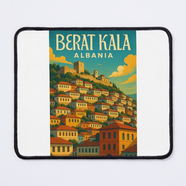 Item preview, Kalaja Fortress and Hillside Houses of Berat, Albania designed and sold by Places On Earth.