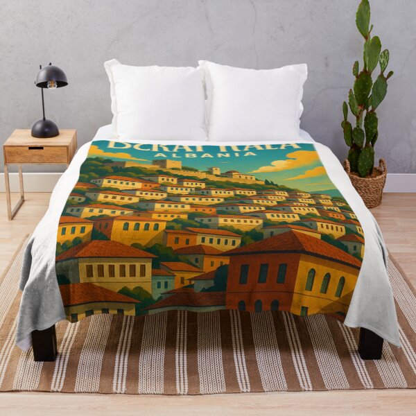 Item preview, Kalaja Fortress and Hillside Houses of Berat, Albania designed and sold by Places On Earth.