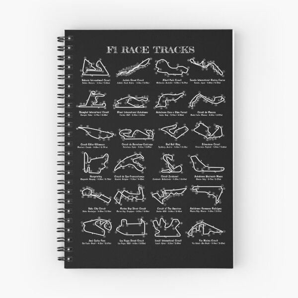 Item preview, F-1 Race Tracks  Vertical (White Stencil - No Background) designed and sold by BGALAXY.