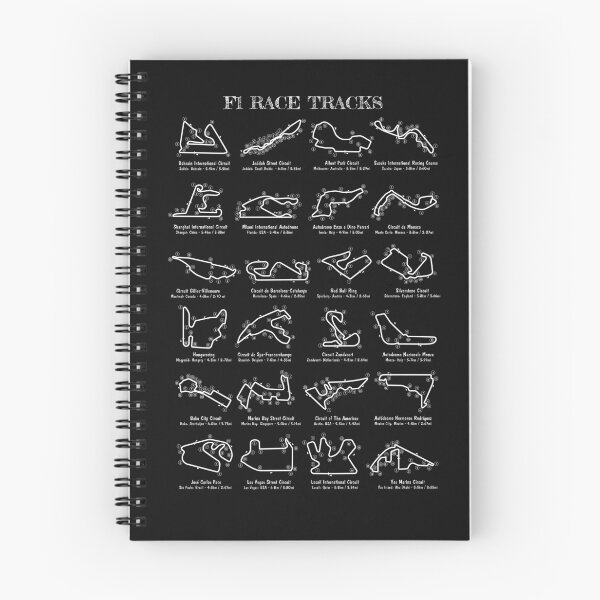 Item preview, F-1 Race Tracks  Vertical (White Stencil - No Background) designed and sold by BGALAXY.