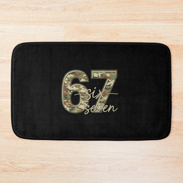 Item preview, Funny Camo Six Seven 67 Meme designed and sold by PopStars1993.