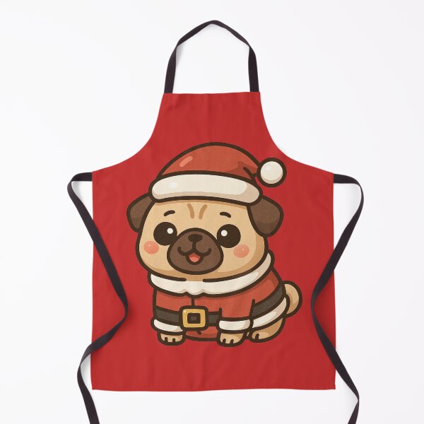 Item preview, Funny Christmas Pug | Cute Santa Pug Dog designed and sold by Shtex.