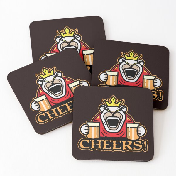 Item preview, Royal Bear with Beer Mugs designed and sold by Virtualstars.