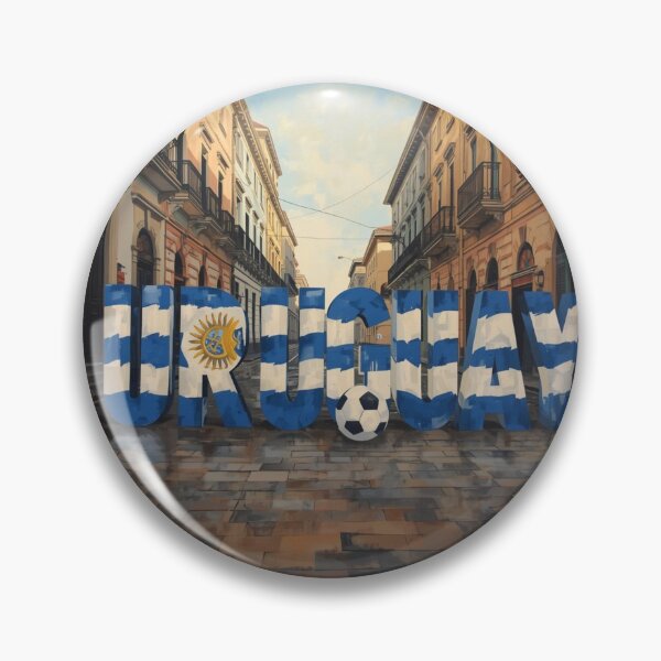 Item preview, URUGUAY Street Pride – Urban Flag Art designed and sold by ManhattanStyle.