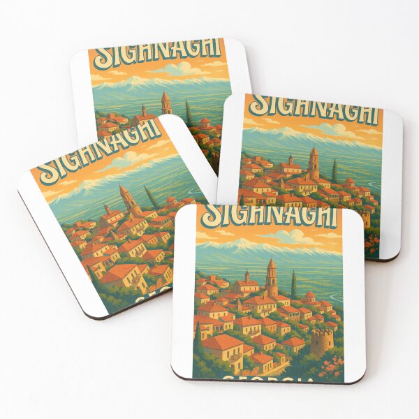 Item preview, Sighnaghi Overlook and Caucasus Mountains, Georgia designed and sold by Aryabek.
