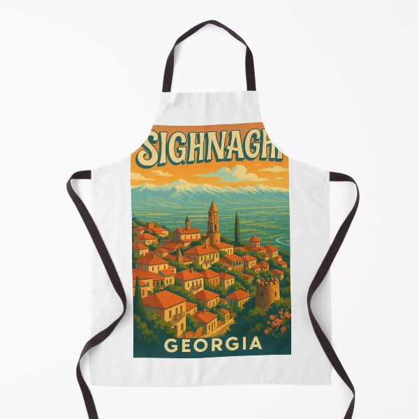 Item preview, Sighnaghi Overlook and Caucasus Mountains, Georgia designed and sold by Aryabek.