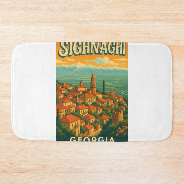 Item preview, Sighnaghi Overlook and Caucasus Mountains, Georgia designed and sold by Aryabek.