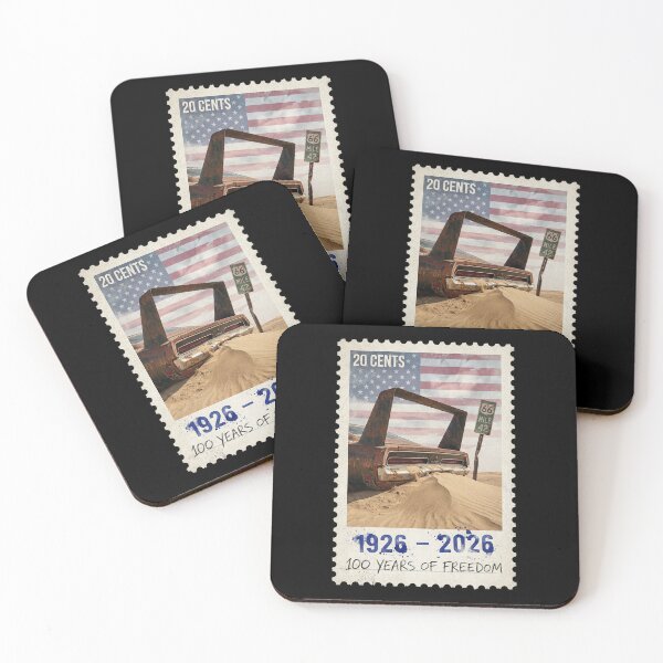 Item preview, Route 66 Centennial Buried Aero Car: 100th Anniversary 1926-2026 Stamp designed and sold by G350.