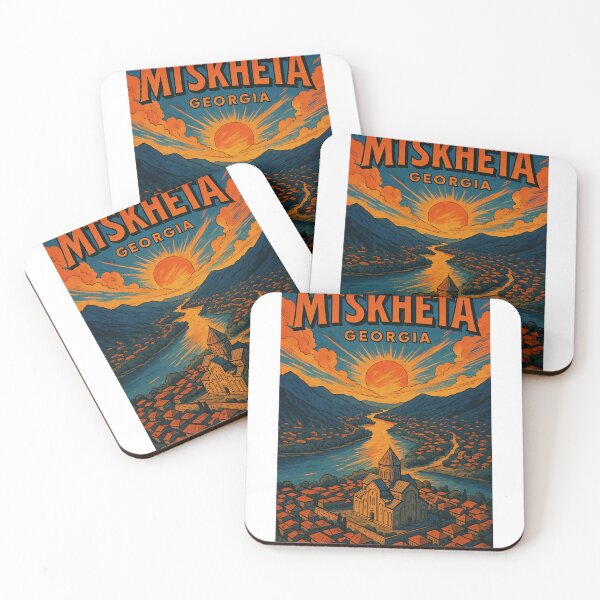 Item preview, Svetitskhoveli Cathedral and Mtkvari River at Sunset, Mtskheta, Georgia designed and sold by Aryabek.