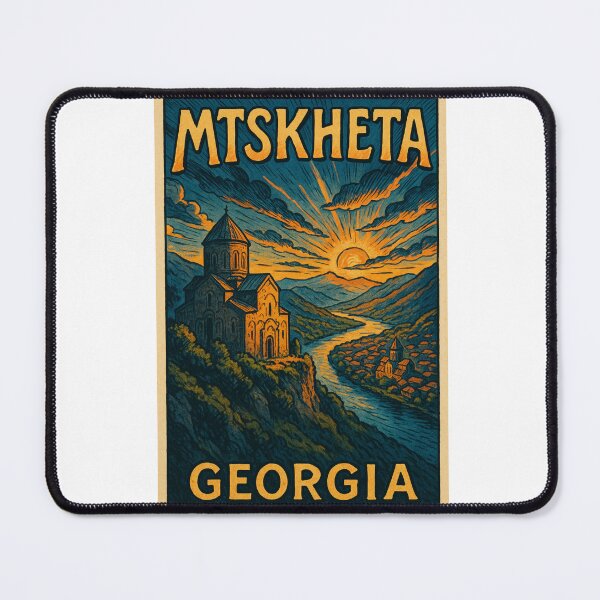 Item preview, Jvari Monastery Overlooking Mtskheta and the Caucasus, Georgia designed and sold by Aryabek.