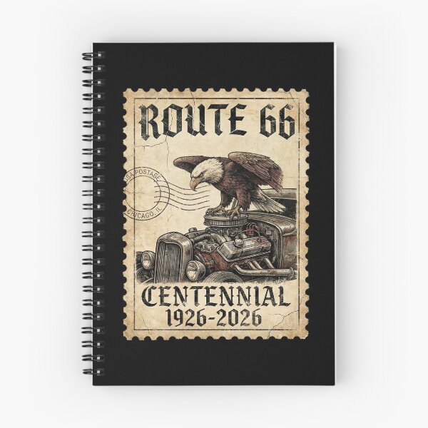 Item preview, Route 66 Centennial Eagle Engine: 100th Anniversary 1926-2026 Hot Rod Stamp designed and sold by G350.