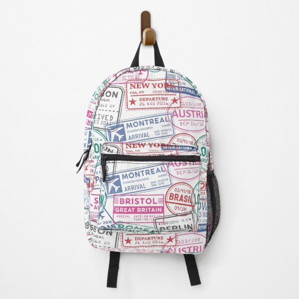 Item preview, Vintage Passport Stamp Travel Pattern designed and sold by PSYNOVA.