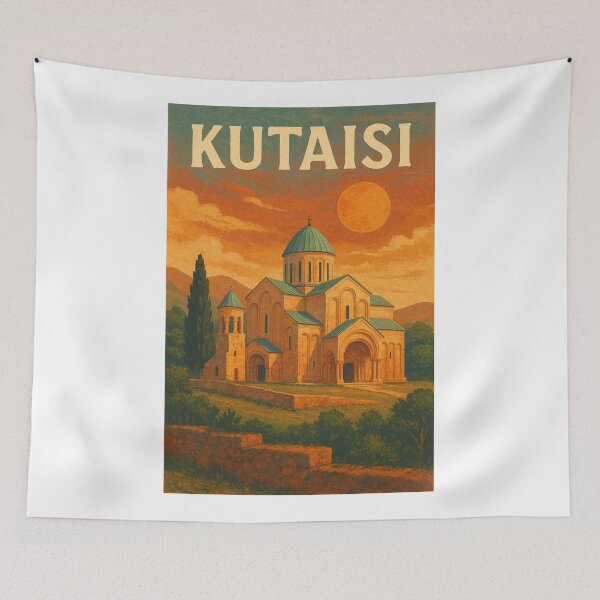 Item preview, Sunset Over Bagrati Cathedral in Kutaisi, Western Georgia designed and sold by Aryabek.