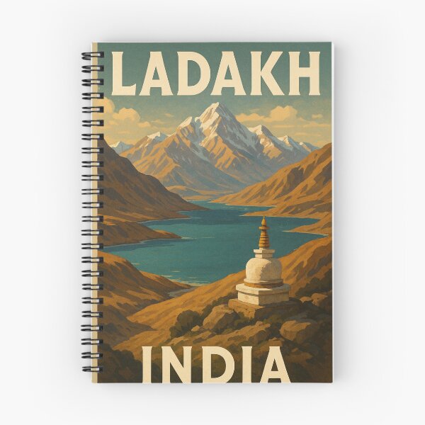 Item preview, Mountain Lake and Stupa in the Himalayas of Ladakh, India designed and sold by Aryabek.