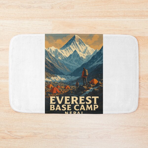 Item preview, Hikers and Camps at Everest Base Camp, Nepal designed and sold by Aryabek.