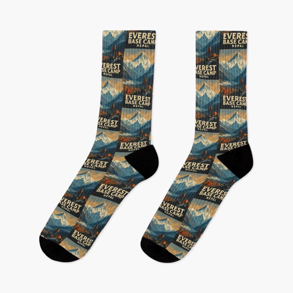 Item preview, Hikers and Camps at Everest Base Camp, Nepal designed and sold by Aryabek.