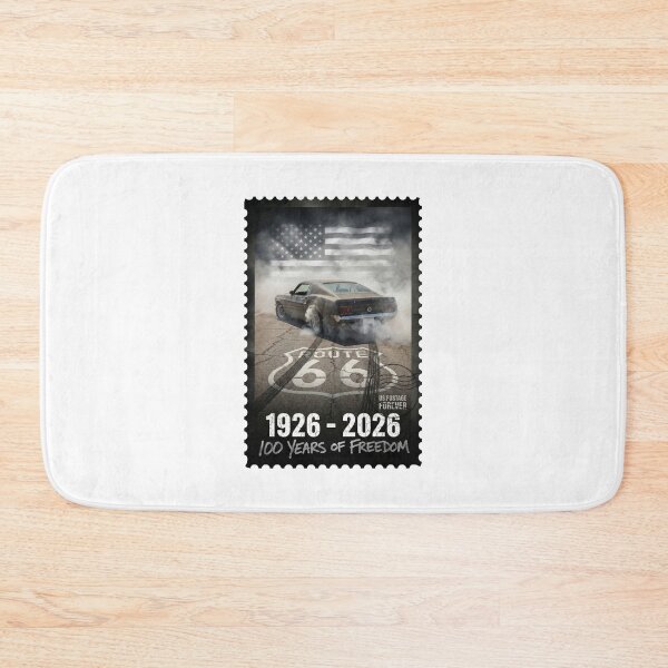 Item preview, Route 66 Centennial Burnout Stamp: 100th Anniversary 1926-2026 Black Fastback designed and sold by G350.
