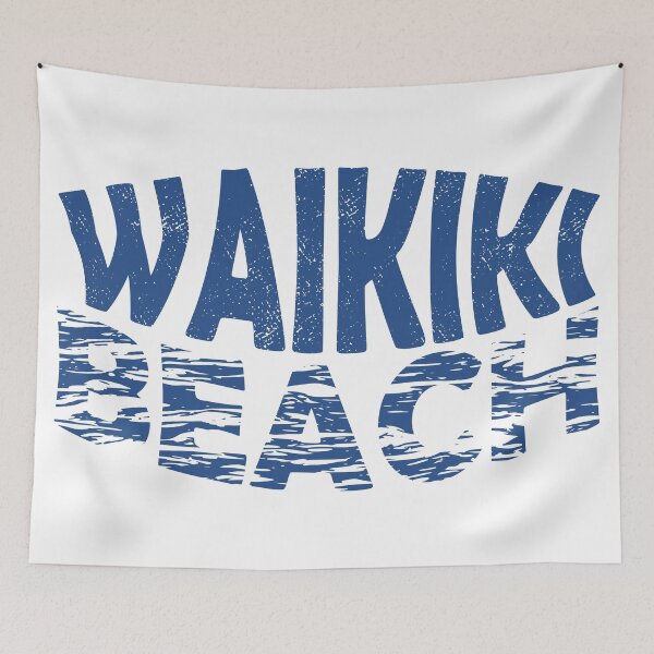 Item preview, Waikiki Beach Hawaii designed and sold by ArtNoveltee.