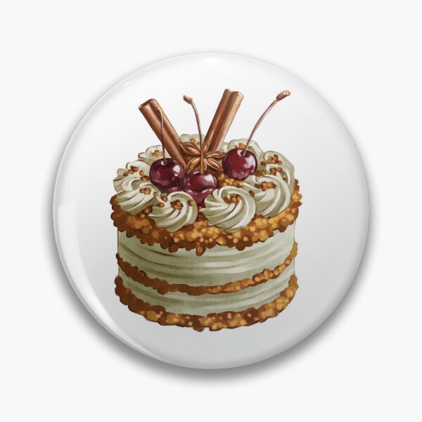 Item preview, Delicious cake with cherries and cinnamon sticks on top at a dessert table during a party celebration designed and sold by Ms. Iryna.