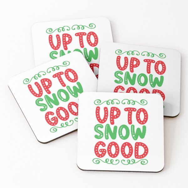 Item preview, Up To Snow Good - Naughty Christmas Winter Pun designed and sold by FuzionRaptor.