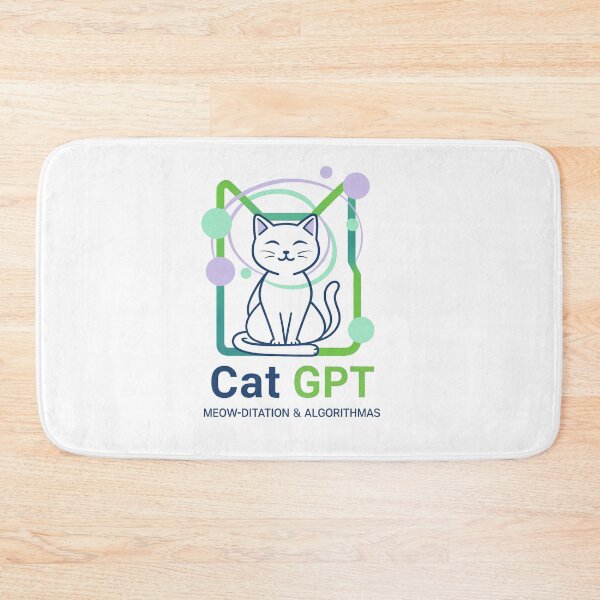 Item preview, Cat GPT, Cute cat AI illustration,  designed and sold by LaModaLoKa01.